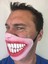 thumbnail 8 - FUNNY HALF FACE BIG TEETH VENEERS RYLAN SMILE MASK LATEX FANCY DRESS STAG PARTY