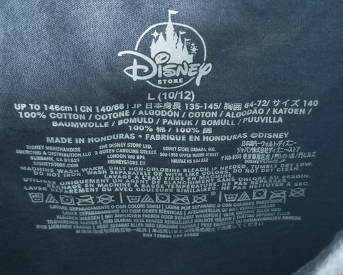 Disney Store Star Wars Black All Over Front Print Boys And Girls Sz. Lg. (10-12) - Picture 4 of 9