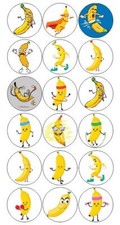 Let's Go Bananas Labels Stickers Decals CRAFT Teachers Made In USA D7266 BANANA
