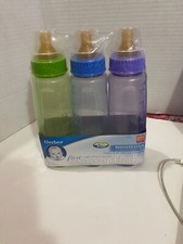 GERBER FIRST ESSENTIALS FASHION TINTS BOTTLES 3 PACK 2008 NEW 9oz REDUCES COLIC