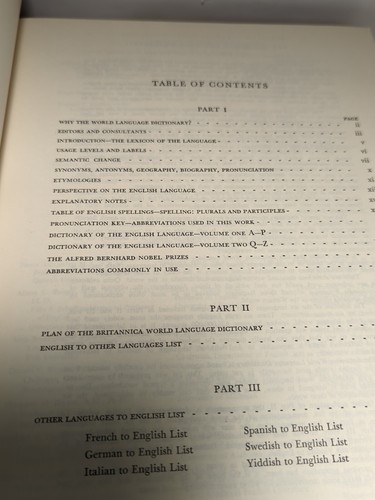 Vtg Britannica World Language Dictionary 1956 Volume 1 , A-P Funk & Wagnalls - Picture 7 of 16