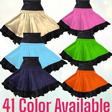 Satin Short skirt with frill for Every Occasion Designer Fancy Short Skirt S41