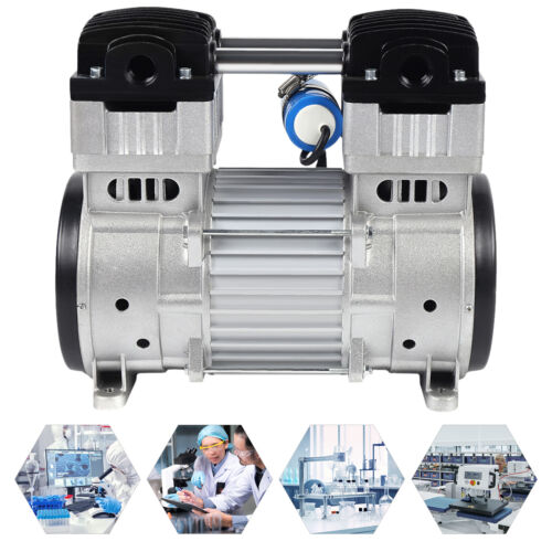 Leise Luftpumpe Kompressorkopf klein luftstumm öllose Vakuumpumpe 1100W 7CFM - Bild 9 von 10