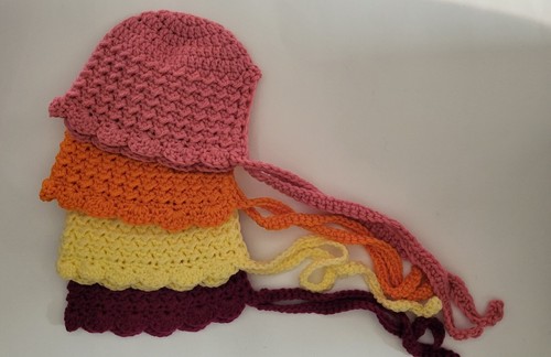 Crochet Baby Bonnet bundle - 第 1/5 張圖片