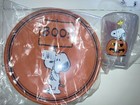 Pottery Barn Kids Peanuts HALLOWEEN Snoopy  Plate  Tumbler 1 Set of 2 NEW