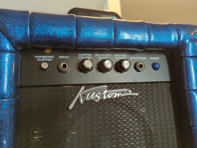 Vintage Kustom TR12L Tuck and Roll Practice Amp (1999-01 - Blue 