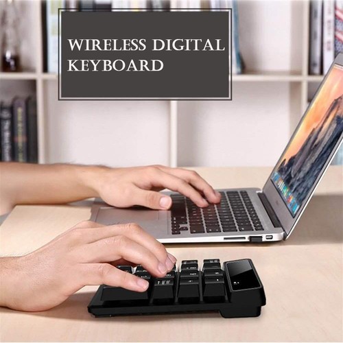 2,4 G USB Wireless Mini Cyfrowa klawiatura Komputer Wodoodporne 19-przyciskowe numery - Zdjęcie 10 z 11