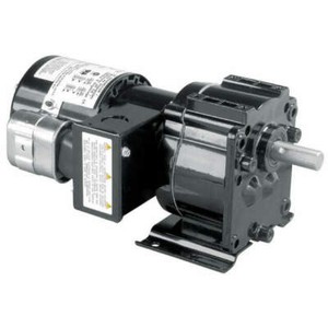 Dayton 4Z522 97 RPM Single Shaft 115/230V AC Gearmotor - Black
