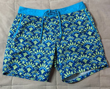 Mr. Swim Men's Multicolor Drawstring Mesh Lined Swim Trunks Size 30