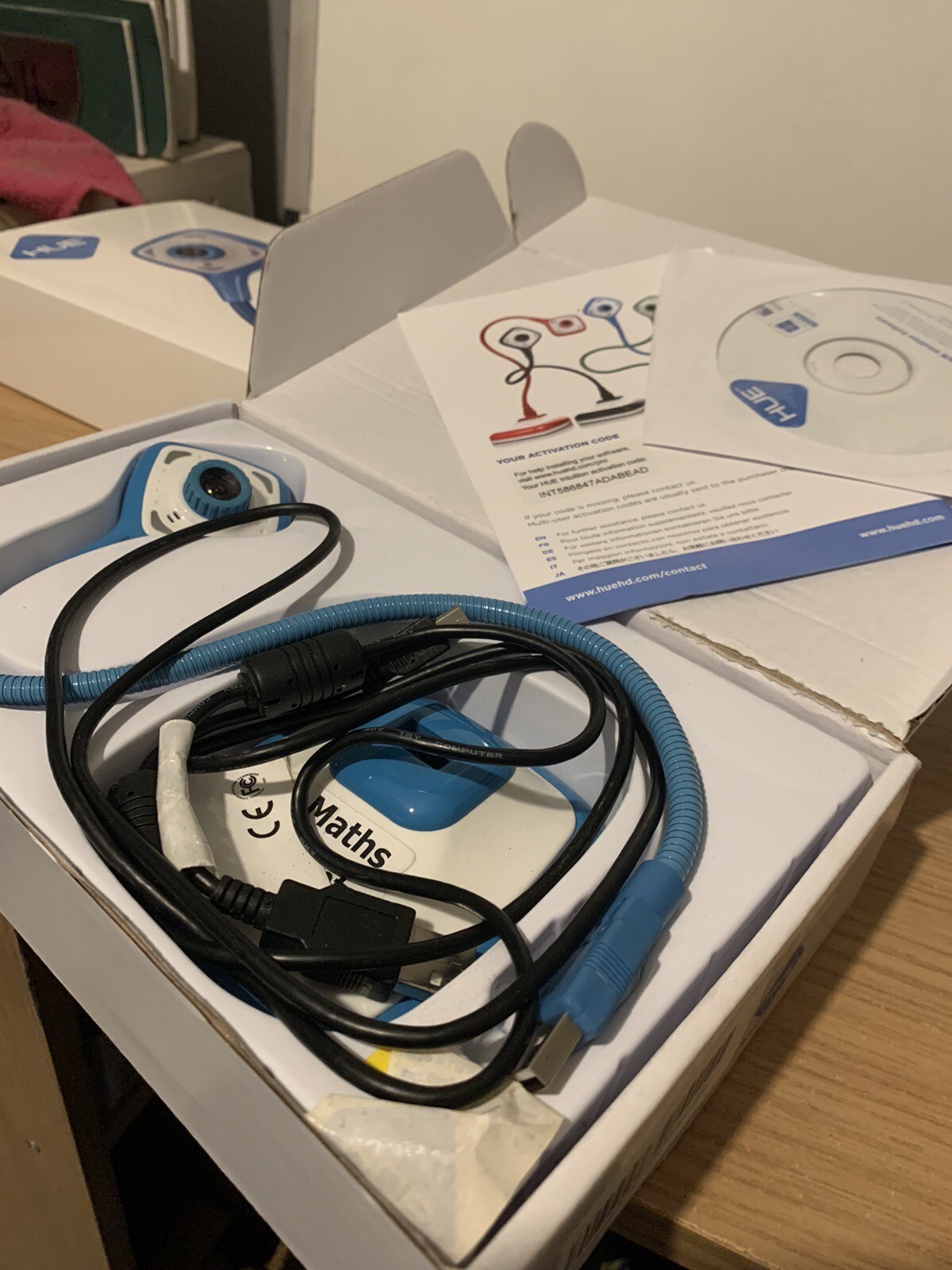 HUE HD Pro USB document and video conferencing camera/visualiser (Blue