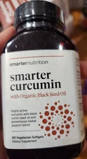 Smarter Nutrition SMARTER CURCUMIN w/ ORGANIC Black Seed Oil EXP  : 2027