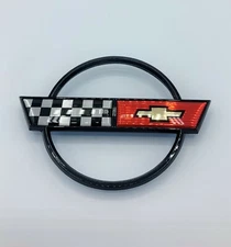  Fuel Door Emblem For 84 - 90 C4 Corvette 14060260 Reproduction