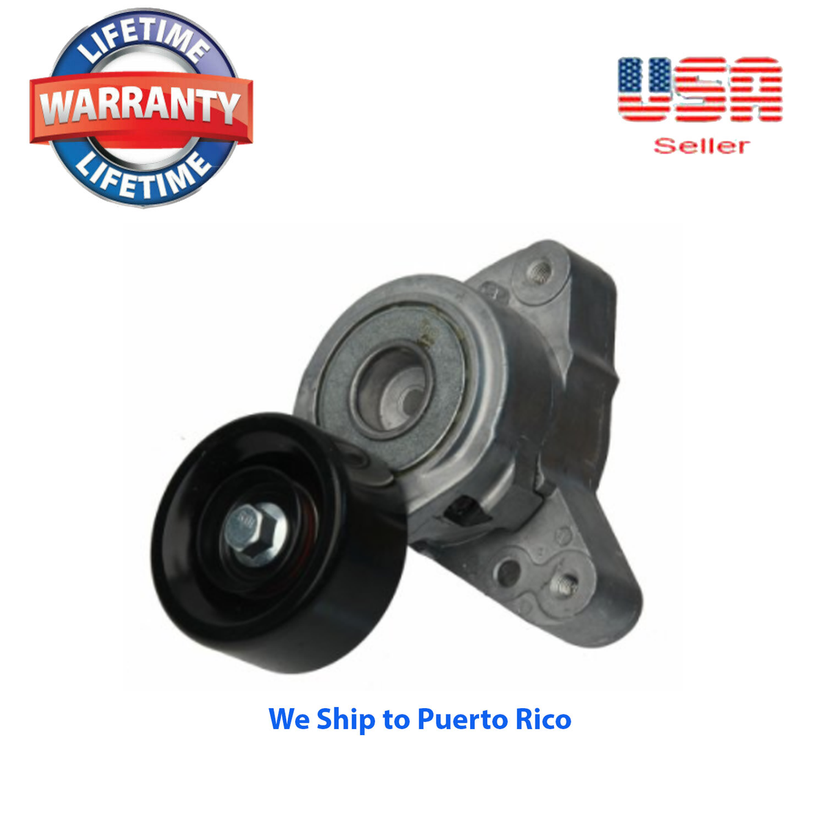 Serpentine Belt Tensioner – AM Autoparts Compatible With Acura & Honda Accord, Civic, CR-V, TSX 2002-2015-825860