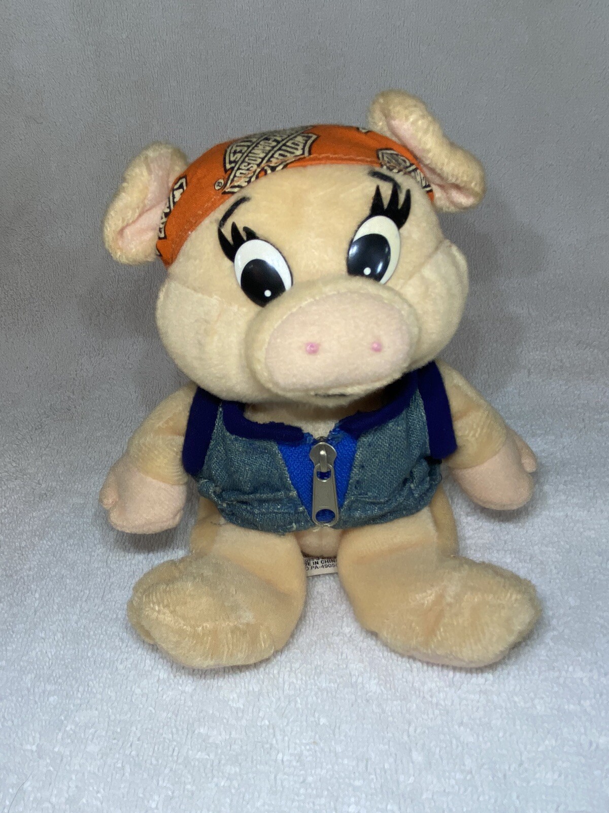 Harley Davidson "Punky The Pig" Bean Bag Plush Vintage 1997 eBay