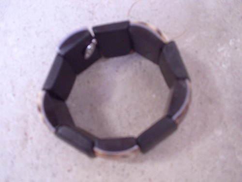 EDC Esprit Damen Armband: Holz + Muschel oder Schnecke..>passt zu Leo-Look - Bild 4 von 7