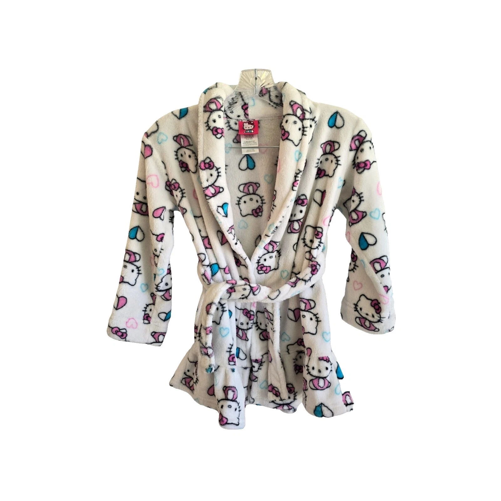 Ropa de Dormir Bata de poliéster Hello Kitty para Niñas