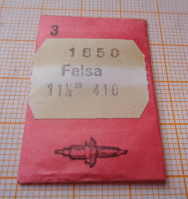 Vintage Watch Parts 3 Unruhwellen Felsa 11 1/2 410 neuwertig DCN 1850