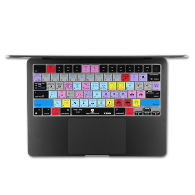 XSKN Premiere Pro Shortcuts Keyboard Cover for 2026-2022 Macbook Air 13.6/15.3