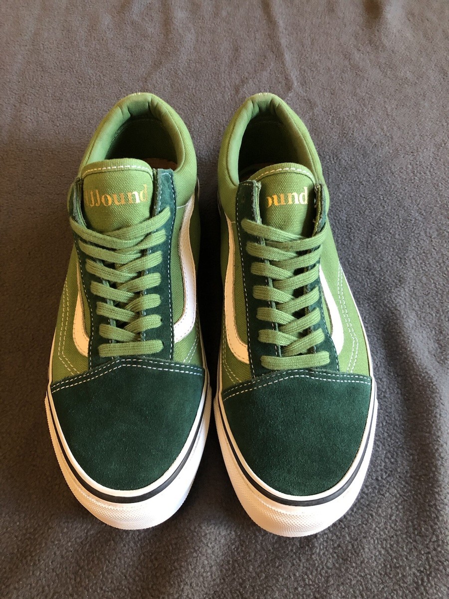 Very Rare Sample 2017 JJJJound Vans Old Skool Green Shoes Size 9