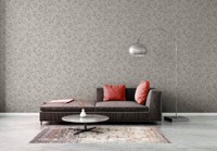 Vliestapete Blattmuster Struktur Floral Aquarell Weiß Rosa 38962-1 (3,72€/1Qm)