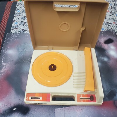Vintage 1978 Fisher Price Record Player Works 509L UK - Main Image