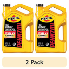[BIG SALE] Pennzoil High Mileage Full Synthetic Motor Oil SAE 5W-20 5QT 36.75 per gallon