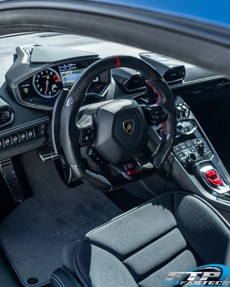 Cubiertas de manija de puerta Lam Huracan Evo 2015+ cupé/Spyder CF 3 k carbono LP580 LP610 Foto 2 de 4