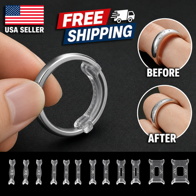 #ad #ad 12PCS Clear Ring Size Adjuster Invisible Ring Sizer Guard for Loose Rings $4.99
