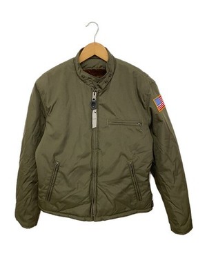 Schott / ジャケット/M/ナイロン/KHK/3162016 Schott Blouson/L/Nylon/KHK/3162016/Eco-fur liner/Biker/Blouson