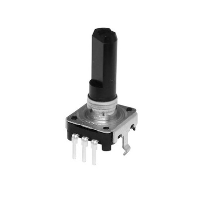 ALPS Encoder 12mm stehend 24 Impulse/24 Rastungen, Achse 6x15, Drehimpulsgeber