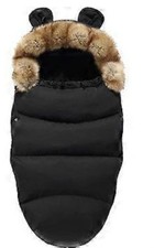 Universal Stroller Footmuff 0-2 Years, Warm Footmuff for Baby Stroller BLACK