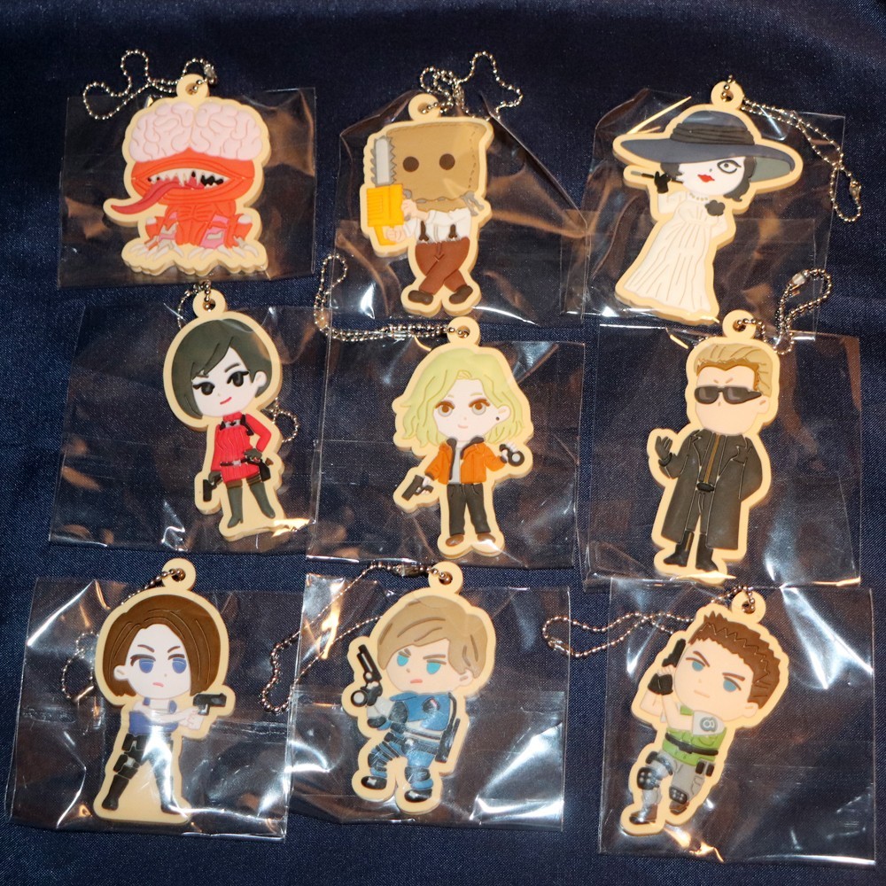 CAPCOM Biohazard Resident Evil Mascot Keychain 30th Anniversary