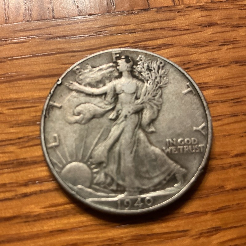 1940 Liberty Walking Half Dollar