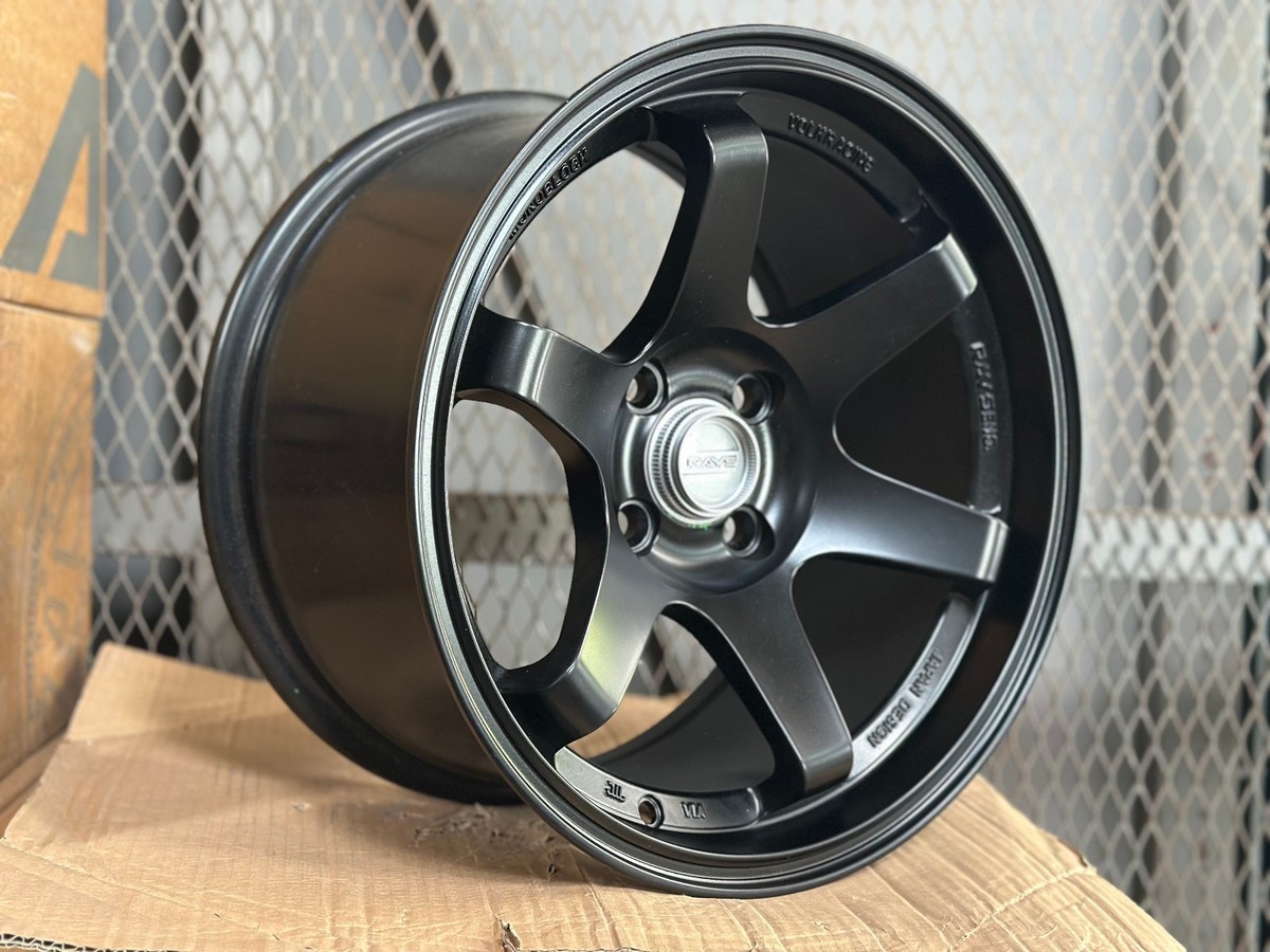 New 15x8.25 ET20 AD WHEEL FLA26 Black (4 Wheel) 4x100 fit HONDA