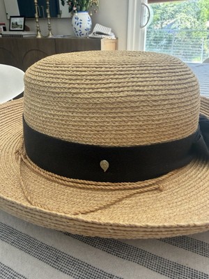 Helen Kaminski 100% Raffia Wide Brim Hat Sun Beach Travel Natural Iconic Helen Kaminski Hats for Women for sale | eBay main image 4