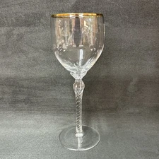 Lenox Crystal MONROE (Gold Trim) Wine Glass 7 5/8 Inches