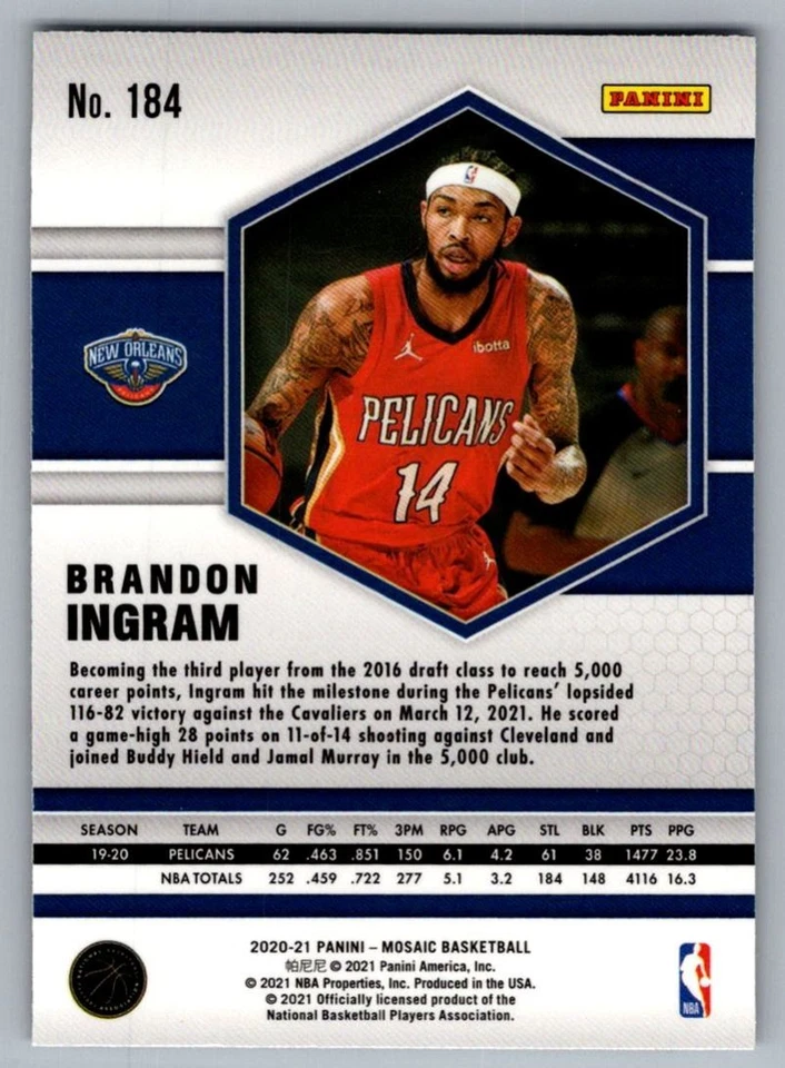 2021 Panini Phoenix Brandon Stephens Rookie Baltimore Ravens #184 - Image 2 of 2