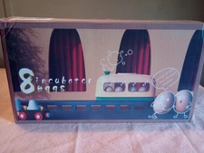 Train 8 Egg Incubator White Green with Manual  For Ducks Goose And Quail