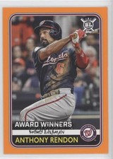 2020 Topps Big League Award Winners Orange Anthony Rendon #284 0j5