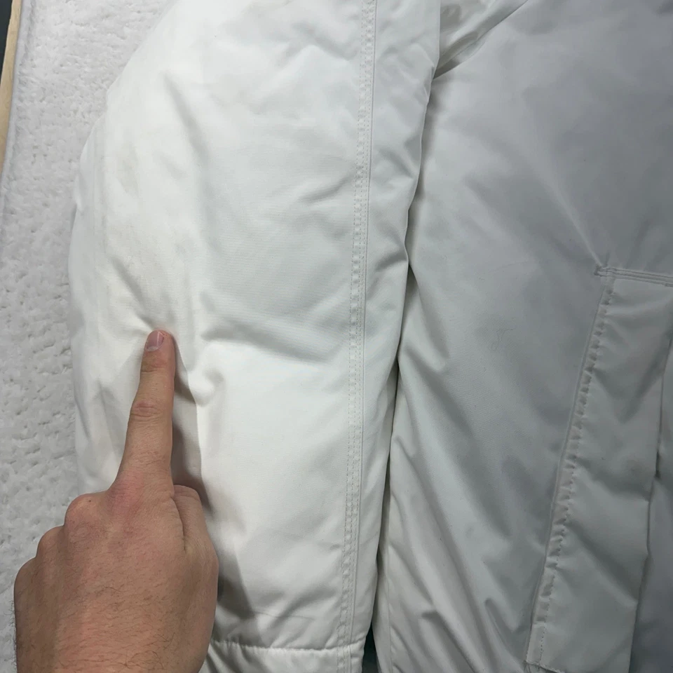 Chaqueta acolchada Nautica Flag Series para hombre 3XL blanca roja azul vela náutica Foto 4 de 4