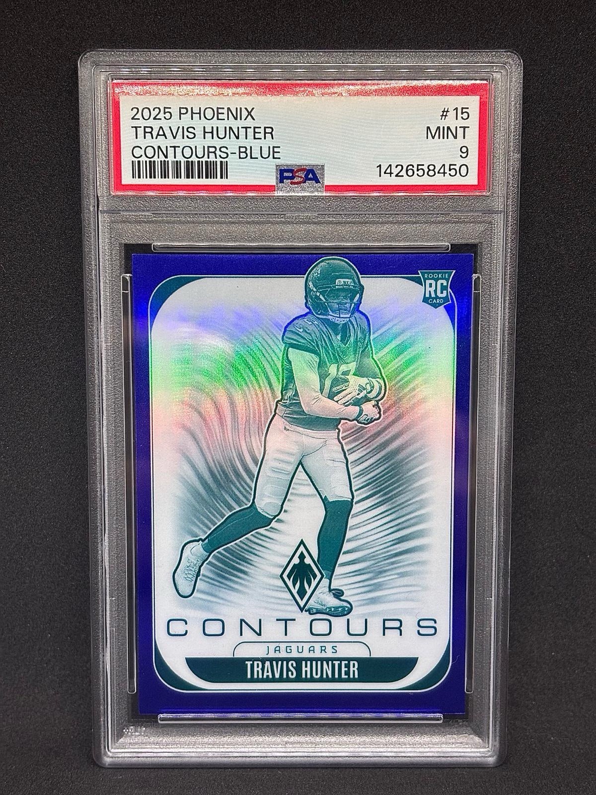 Travis Hunter Panini Phoenix Contours #15 Blue
