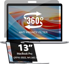360  Privacy Screen Protector Compatible for MacBook Air 13 Inch 2018-2021, M1 