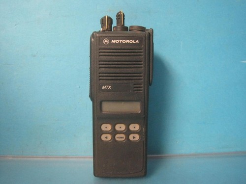 MOTOROLA MTX PORTABLE MTX HANDIE TALKIE FM RADIO H01UCF6DB5AN FCC AZ489FT5749