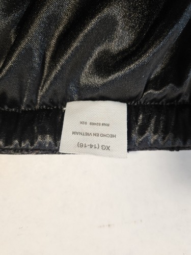 Wonder Nation Iridescent Black Pleated Line Mini Skirt Sz 14-16 XL - Picture 7 of 12