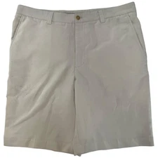 Cutter & Buck CB Dry Tec Luxe Shorts Men’s Size 34 Tan Beige Performance Golf