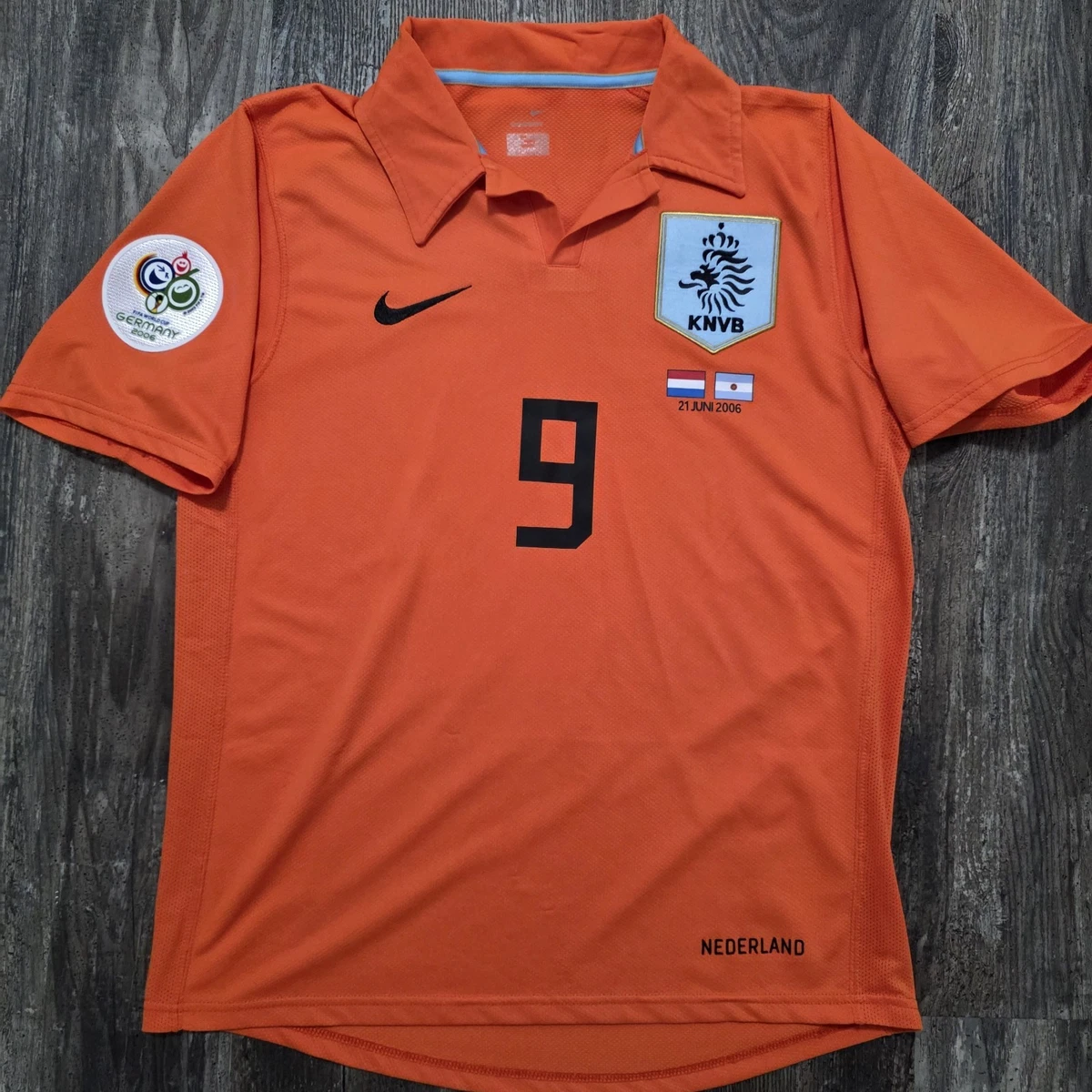 2006 Nike Netherlands Home Soccer Jersey Ruud Van Nistelrooy Men S