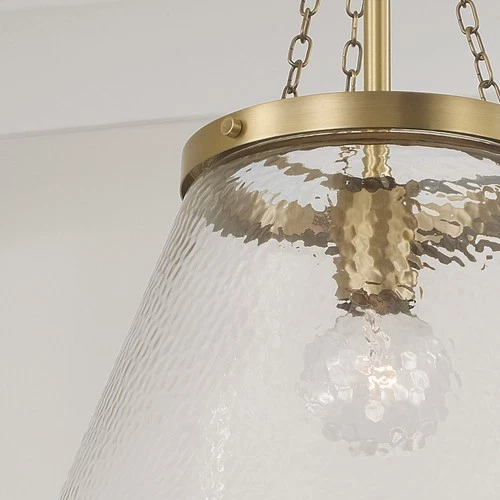 Capital Lighting 355312 Landon 15"W Pendant - Brass - Picture 4 of 6