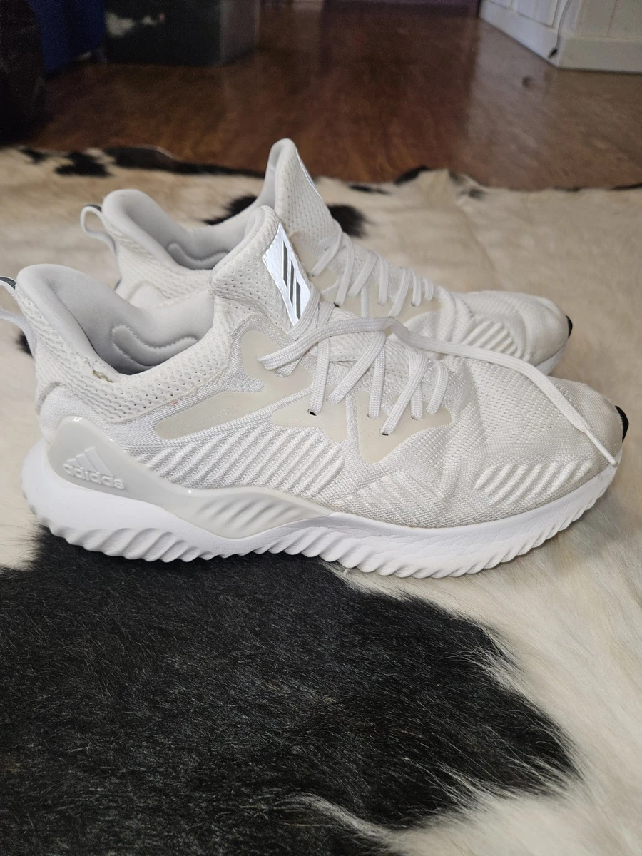 adidas gazelle silver green womens Shop White Mens adidas Alphabounce Training Shoes – Shoebacca main image 1