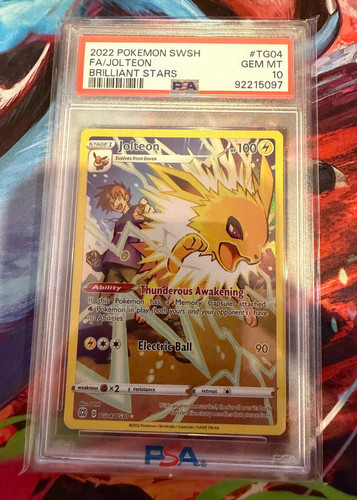 Jolteon graded PSA 10 for sale on eBay