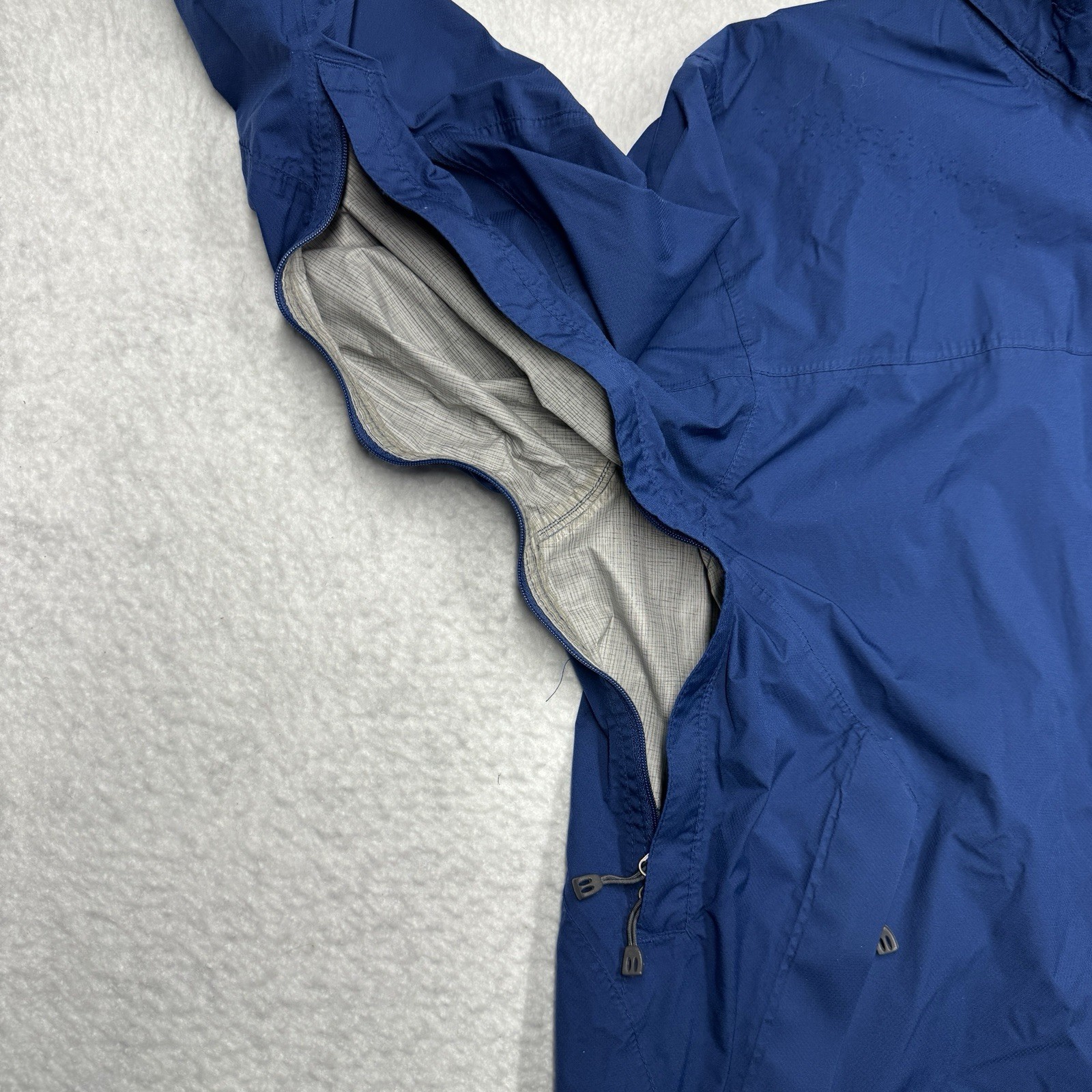 REI E1 Elements Rain Jacket Blue Waterproof Full … - image 10